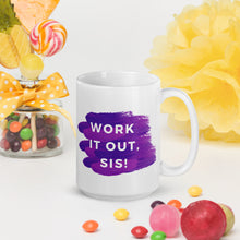 Load image into Gallery viewer, Purple Lipstick Smudge Mug
